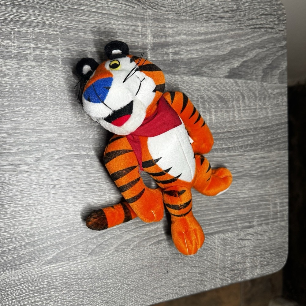 Kellogg's Tony the Tiger Plush 9" Frosted Flakes Mascot Stuffed Animal Toy Used